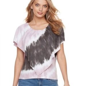 Juicy couture small oversized tie dye shirt boho indie core chic